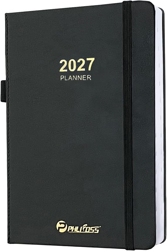 2027 Daily Planner/Calendar, One Page Per Day, Appointment Book