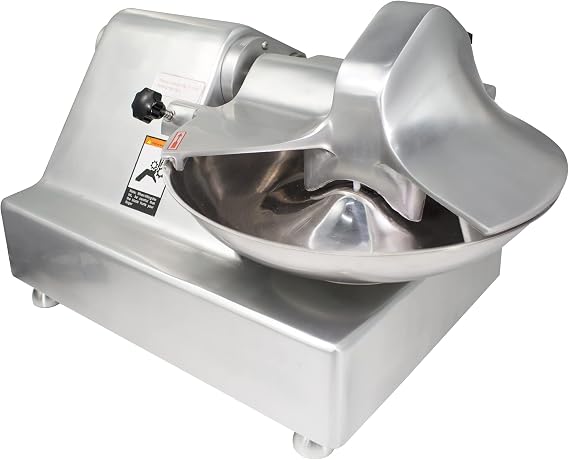 CMI Commercial 5.5Liter Meat Bowl Cutter Stainless Steel Buffalo Chopper Bowl Cutter Food Processor 15'' Bowl,550W/110V