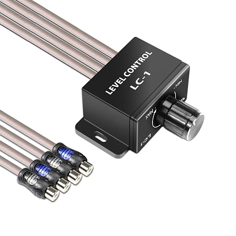 Recoil LC1 Bass Knob RCA Level Car Amp Gian Level Volume Control Universal | Amplifier Audio Boost Controller
