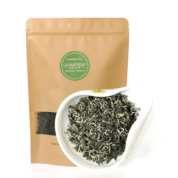 GOARTEA Biluochun Green Tea 4Pcs 250g / Total 35.2oz Nonpareil Supreme Suzhou Spring Bi Luo Chun Tea - Green Tea Loose Leaf Tea Chinese Tea Pi lo Chun