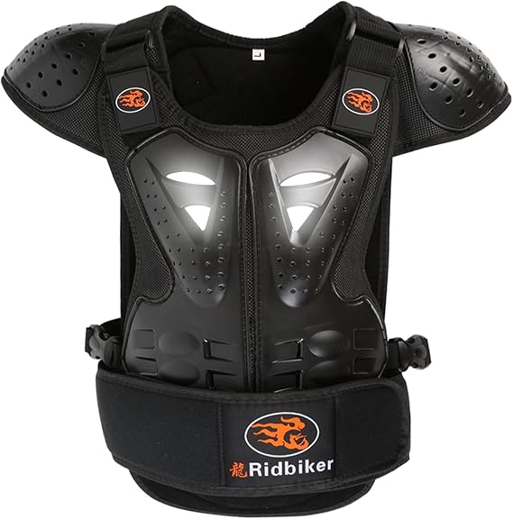 Kids Dirt Bike Gear Chest Protector Motocross Body Armor Vest for Motorcycle Protective Riding Gear