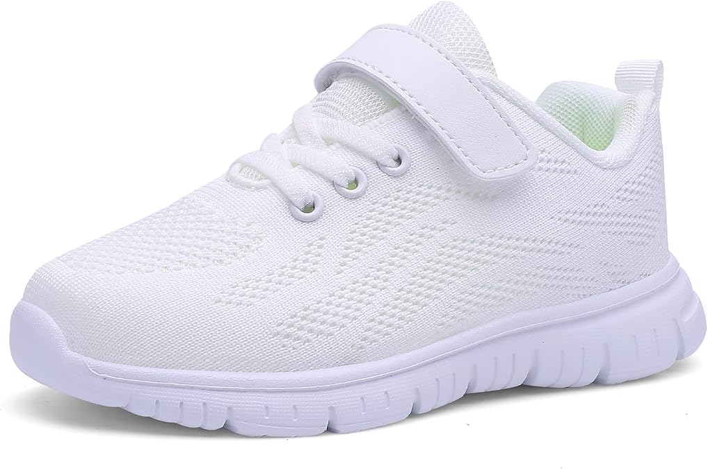 Trainers Boys Girls Sports Shoes Running Shoes Mesh Breathable Indoor Shoes Tennis Shoes Lightweight Outdoor Fitness Trainers