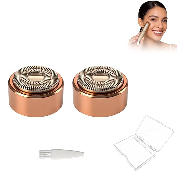 Gen 3 Replacement Heads for Flawless Facial Hair Remover,Razor Heads Compatible with Finishing Touch Flawless Facial Hair Remover,Shaver Head Replacement Blades for Facial Hair Removal for Women