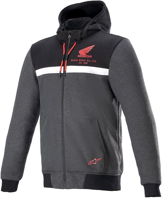 Alpinestars Honda Chrome Riding Hoody (XX-LARGE) (BLACK/GREY)
