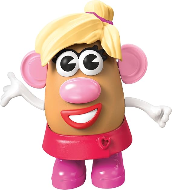 Mr. Potato Head Mrs. Potato Head Set with 12 Parts and Pieces, Toddler and Preschool Toys for 2 Year Old Boys and Girls and Up