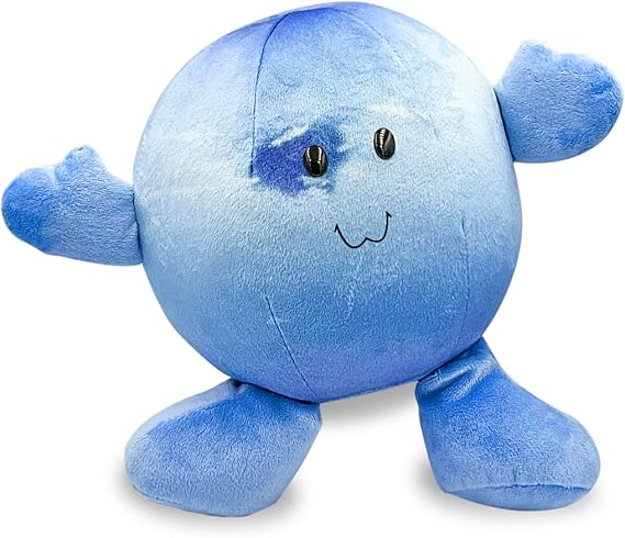 Celestial Buddies Neptune Buddy | 10" Soft Stuffed Plush, Embroidered Features, Fun Planet Facts Tag for Kids STEM Learning, Educational Gift, Classroom & Homeschool Science Space Astronomy | 0+