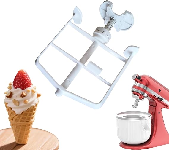 Ice Cream Maker Parts for Kitchen Aid, Ice Cream Drive Attachment for Kitchen Aid, Fit For Kitchen Aid Ice Cream Maker Parts (Mixing Part)