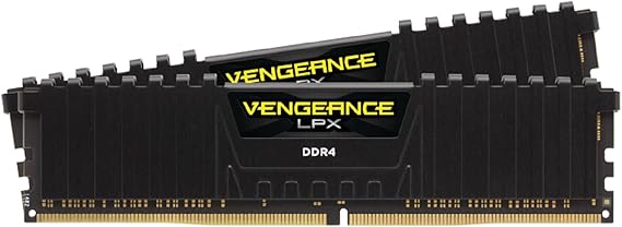 CORSAIR Vengeance LPX DDR4 RAM 32GB (2x16GB) Up to 3200MHz CL16-20-20-38 1.35V Intel XMP AMD EXPO Computer Memory Black (CMK32GX4M2E3200C16)