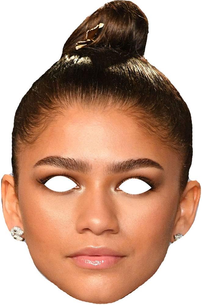 Lord Fox Zendaya Mask Celebrity Movie Parties Fancy Dress Party Face Masks Card Wholesale Ten Masks With String Ready To Wear Fully Assembled And Cut Out - Professional Grade - 10 Masks Set