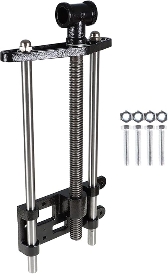 Woodworking Bench Vise 10 Inch, Heavy-Duty Steel and Cast Iron Front Screw Vise Structure Woodworking Front Vise, Easy-to-operate Workbench Vise, Woodworking Vise for Home