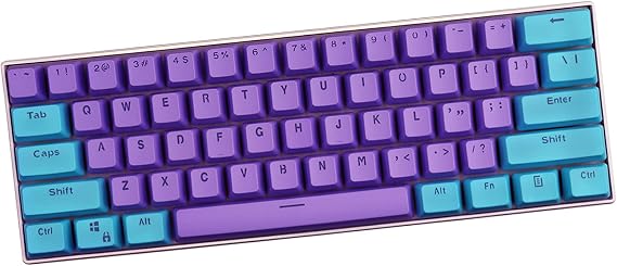 Keycaps, 61 Keycaps Backlight PBT Keycap for Ducky GH60 RK61 ALT61 Keyboard Keys