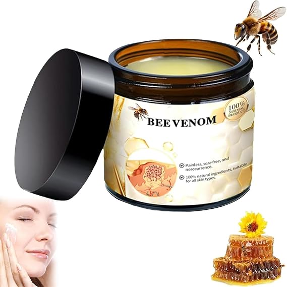 Turonu Bee Venom Treatment Cream, 2024 New Bee Venom Treatment Gel, Professional Bee Venom Repair Cream for All Skin Types (1Pcs)