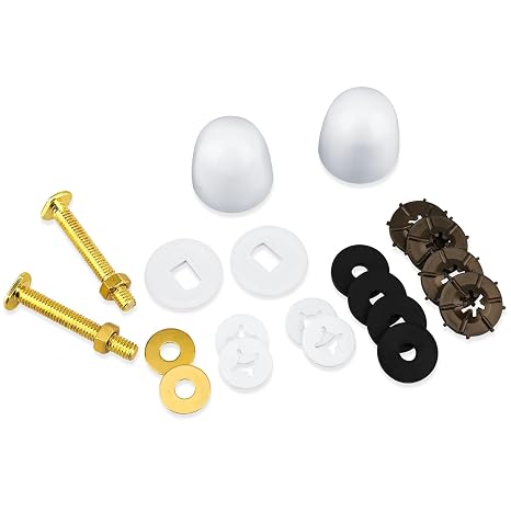 Toilet Flange Bolts Floor Screw Kit (2 Pack)