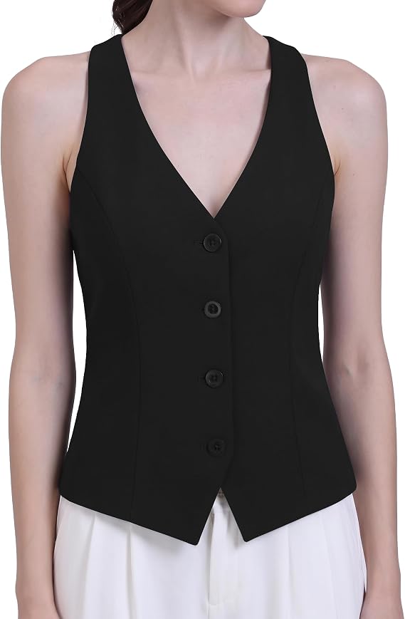 Vest for Women Fashion Vest Tops Suit Waistcoats