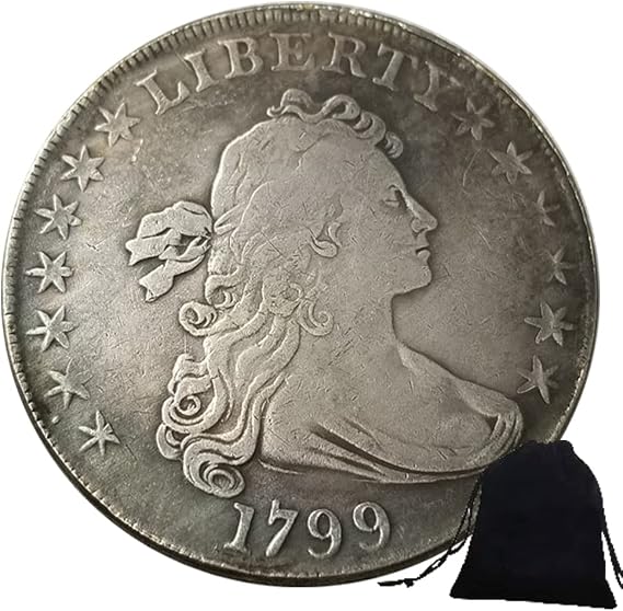 1799 Great US Peace Dollar Coin American Liberty Coin Morgan Art Coin United States of America Coin Pocket Souvenir for Collection Party Gifts