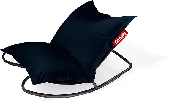 Fatboy Original Slim Outdoor Bean Bag Rocking Chair, Dark Ocean