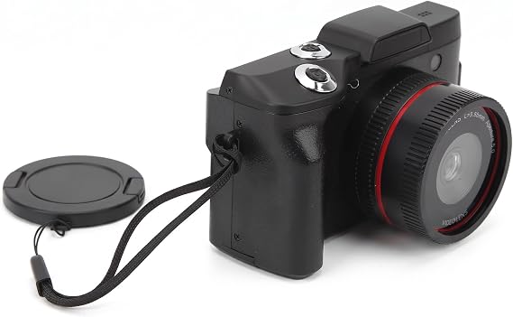 16MP Digital Camera with 1080P Full TFT LCD Screen, 16X Digital Zoom, Recording, 180 Degree Flip Screen, Lightweight, 1/4in Screw Mount for Clear Photos and Videos
