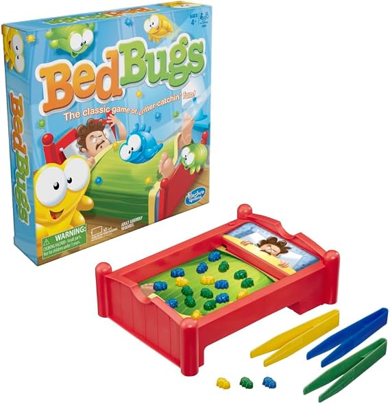Bed Bugs Board Game | The Classic Game of Critter-Catchin Fun | Kids and Preschool Games | Ages 4 and Up | 2 to 3 Players | Family Games | Easter Gift for Kids