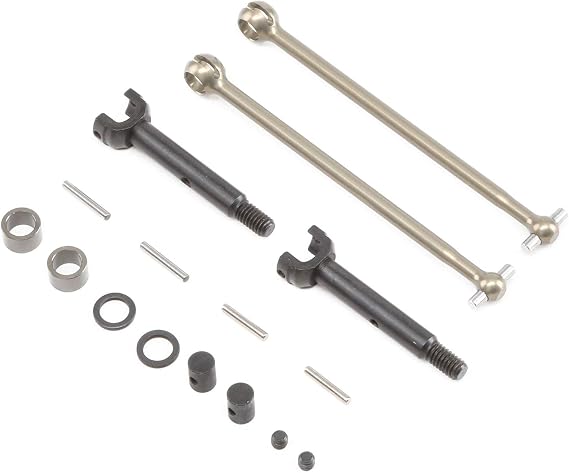 Team Losi Racing CVA Driveshaft Set Complete Aluminum 22 SR 3.0 TLR232058 Elec Car/Truck Replacement Parts