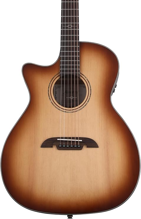 Alvarez AG60Lce Shadowburst Left-handed Acoustic-electric Guitar - Shadowburst