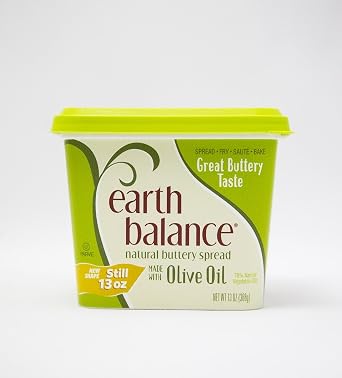 Earth Balance Natural Buttery Spread with Olive Oil, 13 Ounce -- 12 per case.