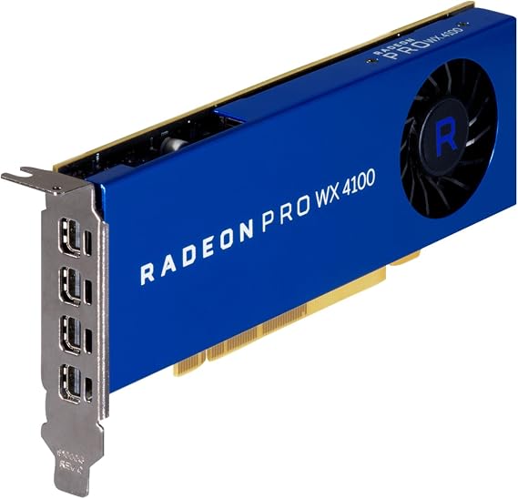 AMD Radeon Pro WX 4100 Graphics Card Low Profile 4 GB GDDR5 (Z0B15AT)