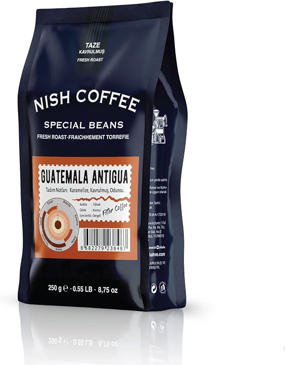Nish Filtre Kahve Guatemala Antigua 250 Gr - Öğütülmüş