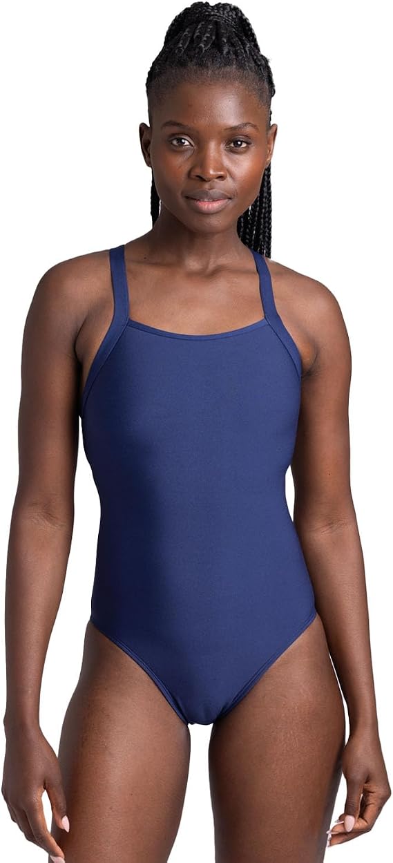 JOLYN Caroline Women's Athletic One Piece Swimsuit with Shelf Bra for Training, Sports and Fitness