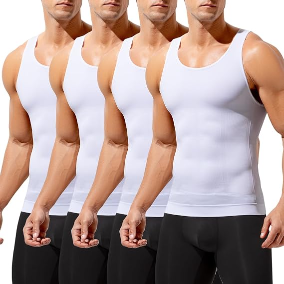 Arjen Kroos Compression Shirts Men Body Shaper Slimming Tank Top Shapewear