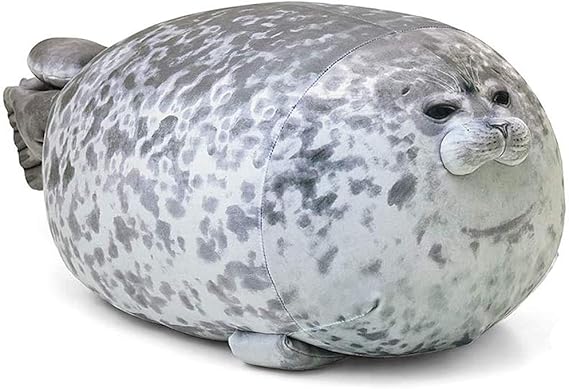 ETAOLINE Chubby Blob Seal Pillow Cute Seal Plush Toy Stuffed Animals
