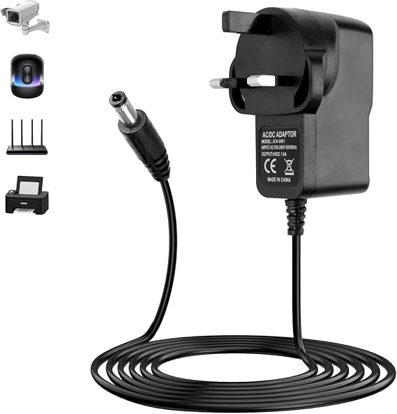 1PC 6V 1A Charger Power Supply Adapter with 5.5mmx2.5mm Plug AC/DC Adapter