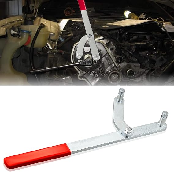 Universal Camshaft Pulley Holder Tool, Adjustable Sprocket Holding Wrench