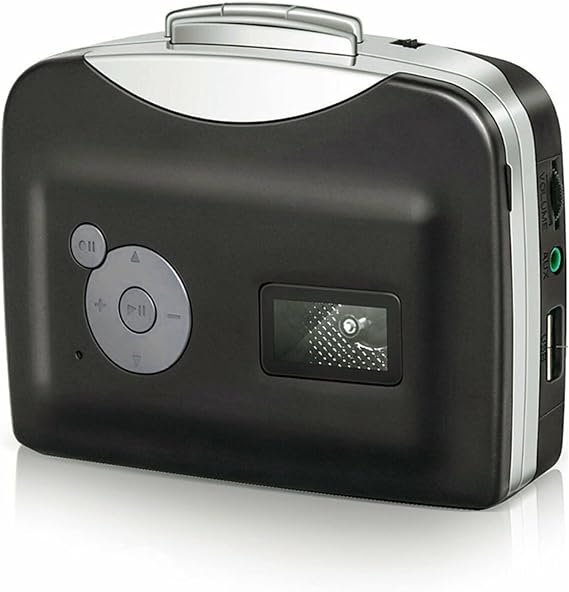 Cassette Player, Portable from Tapes to MP3 Converter Audio Music Player Capture Cassette Recorder USB Cassette Digital Tape MP3 with Headphones