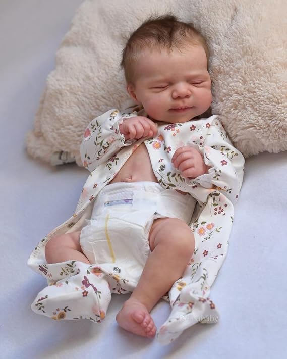 Anano Realistic Reborn Baby Dolls Silicone Full Body Girl 18"