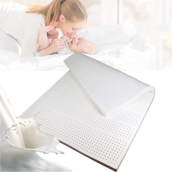 Natural Latex Mattress 7583inch, Soft Latex Mattresses 1 Inch, Natural Latex Mattress Topper, 100% Latex Organic Breathable and Comfortable, Durable and Not Easy to Collapse