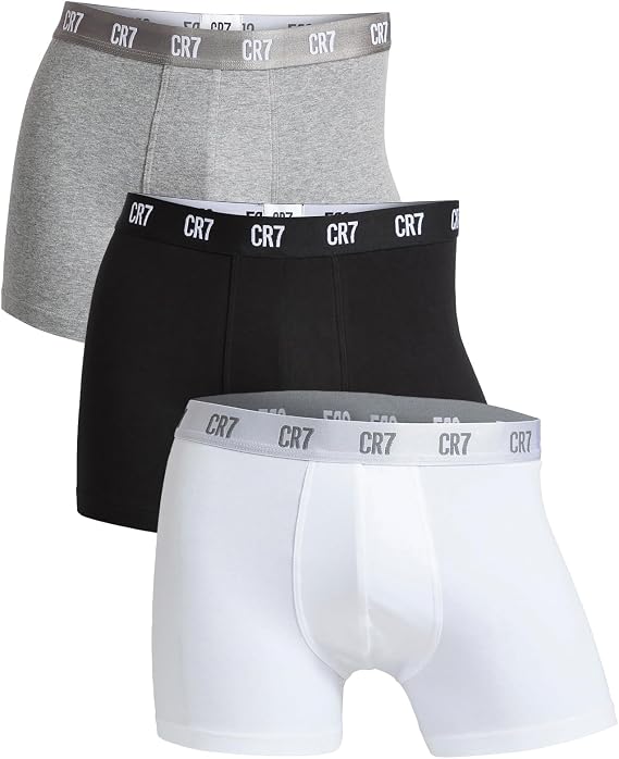 Cristiano Ronaldo Men's Cr7 Cotton Fashion Trunks Three Pack Trunks (pack of 1)