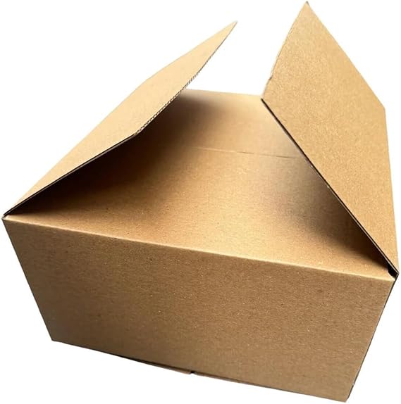 Single Wall 7.48" x 7.32" x 3.94" Inches (19 x 18.6 x 10 cm) Cartons Postal Boxes Small Parcel Size Cardboard Mailing Durable Any Online Business Bulk Discount Price (10)