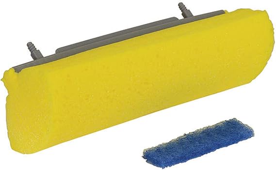 Quickie Roller Mop Refill with Microban Extra Absorbent Mop and Scrub Cleaning for Bathroom and Kitchen Cleaning
