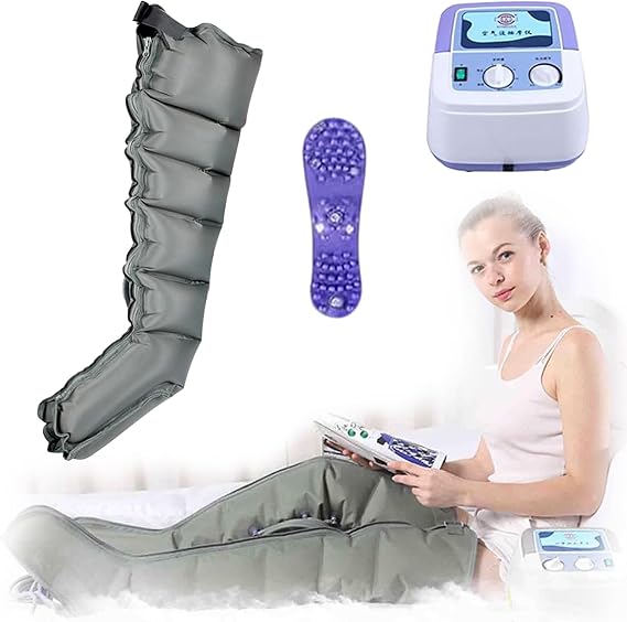 Full Body Lymphatic Drainage Massager and Pain Relief,6-Cavity Lymphatic Drainage Massager,Electric Circulation Improve Pain Full Body Waist Leg Arm Relax