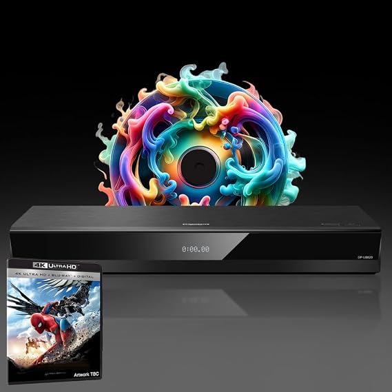 Blu-ray Player Compatible with Panasonic DP-UB820 MultiRegion Blu-ray Region A, B & C - DVD Regions 1-8 - Bundle Including Spl. Home. 4K UHD Disc