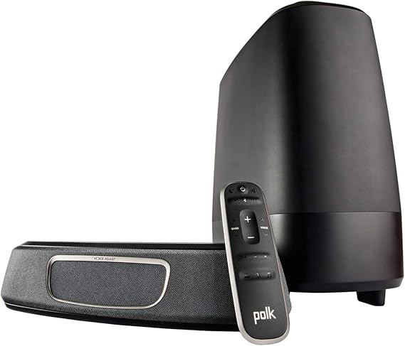Polk Audio MagniFi Mini Home Theater Surround Sound Bar | Works with 4K and HD TVs | Compact System with Big Sound | Wireless Subwoofer Included