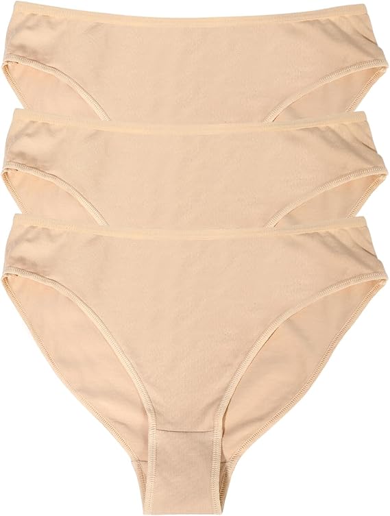 Dance Underwear 3 Pack Ballet Briefs Girls Women Cotton Gymnastics High Cut