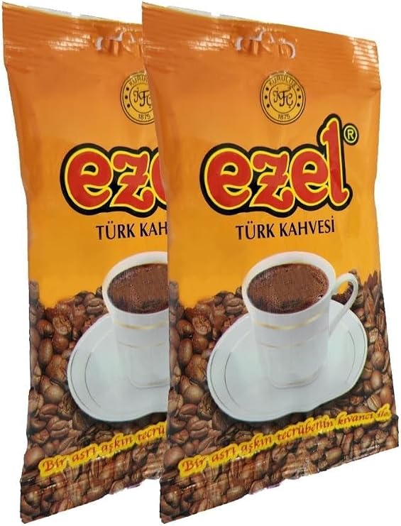 Ezel Türk Kahvesi Orta Kavrulmuş - Taze Öğütülmüş – 2 x 100gr Set