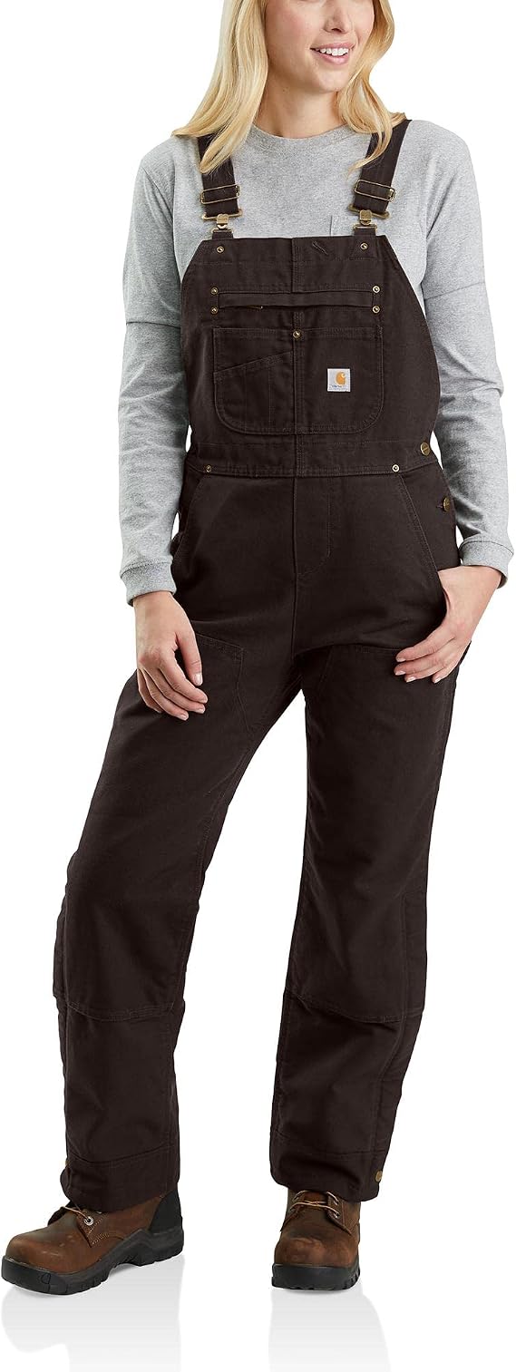 Carhartt Women's Washed Duck Insulated Bib Overall