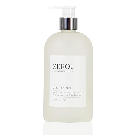 Gilchrist & Soames Zero% Unisex Shower Gel and Body Wash - 15.5oz - Light and fresh, Gently Cleansing, Zero Parabens, Sulfates, and Phthalates