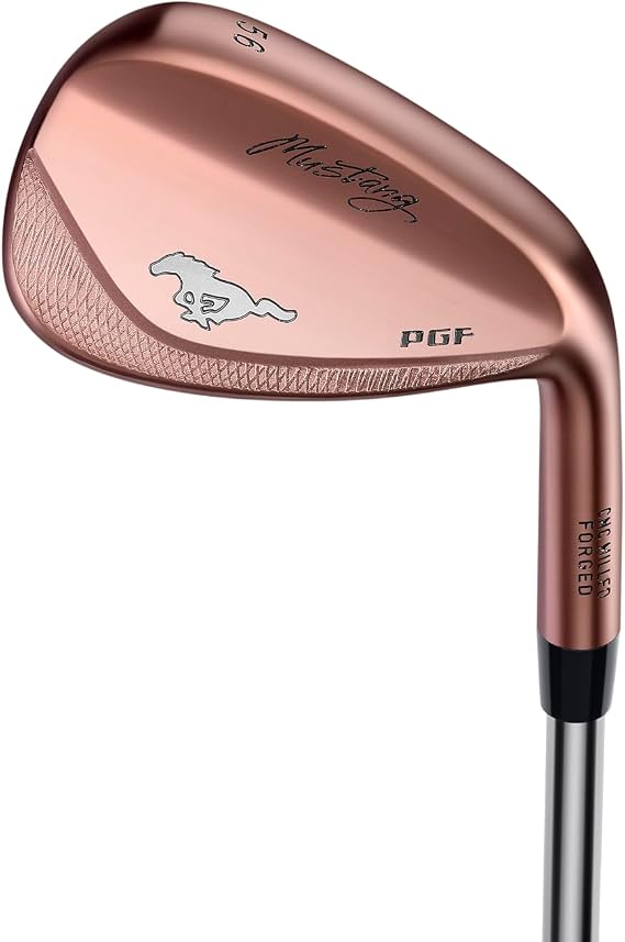 PGF Golf Mustang Forged High Toe Golf Sand Wedge Set for Men