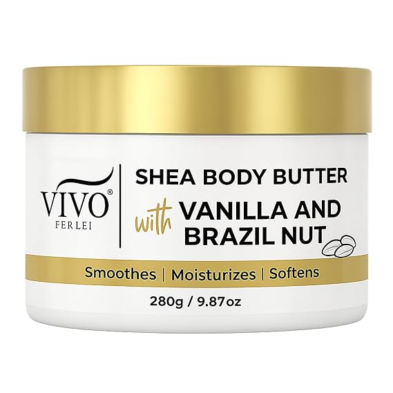 Vivo Per Lei Shea Body Butter - with Hyaluronic Acid & Aloe Vera - 9.87 Oz