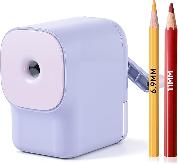 deli Manual Pencil Sharpener, Purple