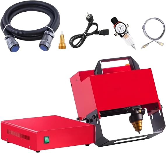 Pneumatic Dot Peen Marking Machine, Metal Engraving with Digital Control for Mechanical Parts, Perfect for Precision Marking and Metal Surface Treatments