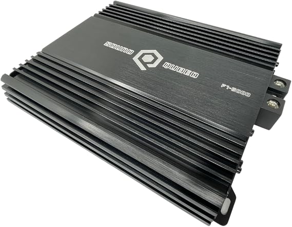 Soundqubed F1-5000, Full Bridge Amplifier, 5000 watts, 1 Ohm Mono, Car Amplifier, Car Stereo, High Output, Max Power, Class D, Mono